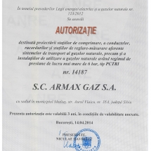 14. ANRE Authorization for PCTRI (13.04.2017)